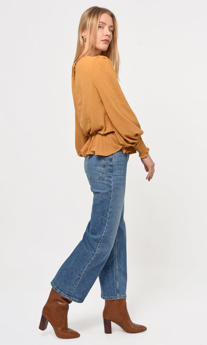 Mustard Long Sleeve Bruna Blouse