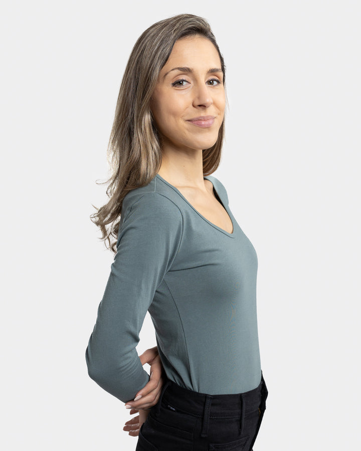Myrtle Green Long Sleeve Tee