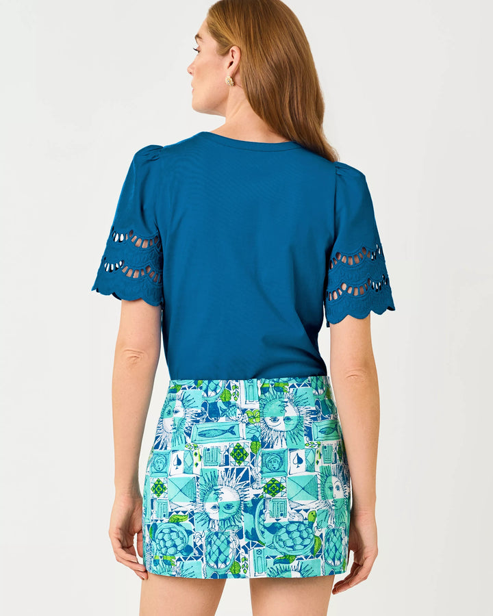 Nassau Blue Sebene Top