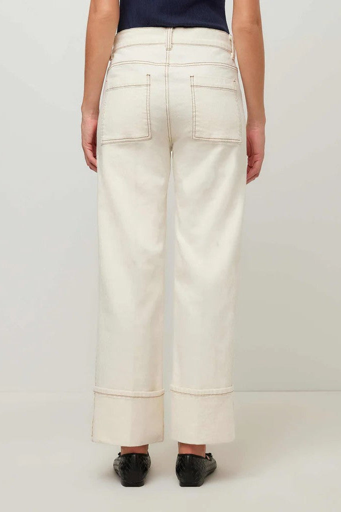 Natural Cuffed Jean