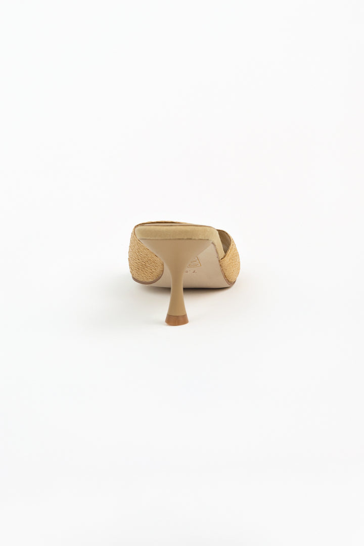 Natural Raffia Spy-Kid Sandal