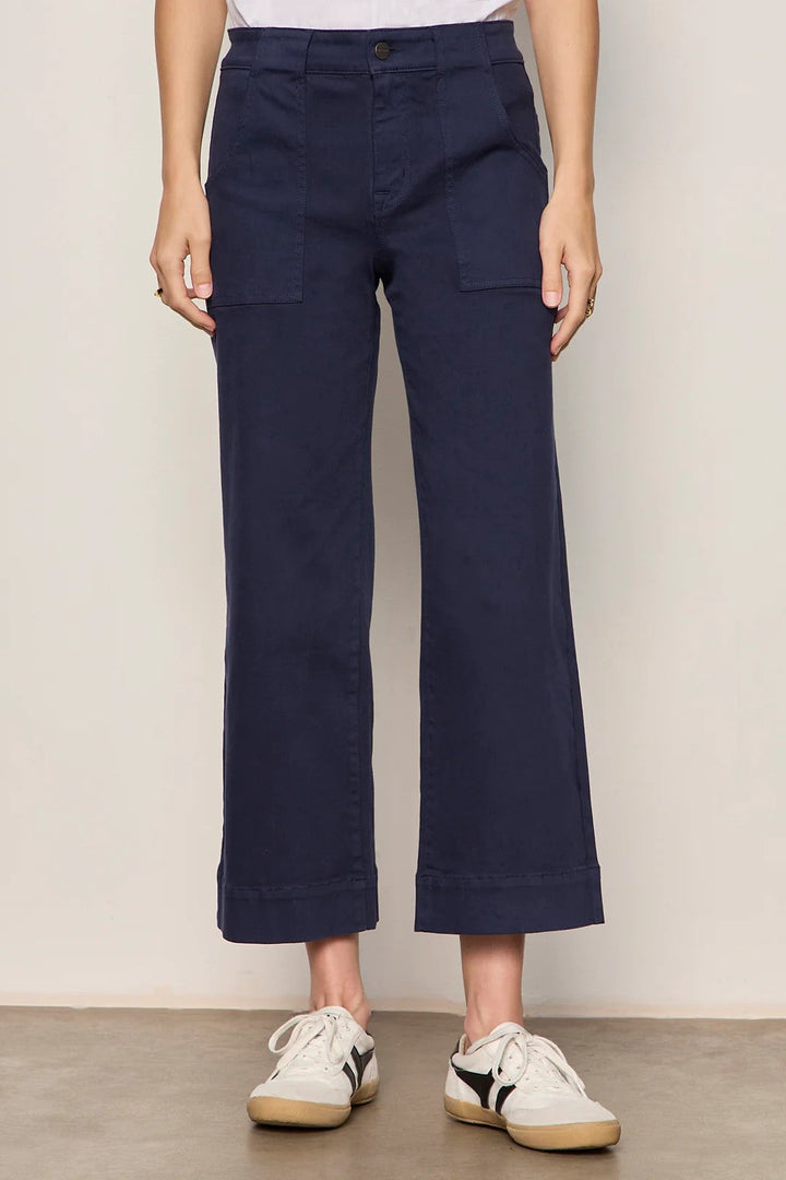 Navy Blue Insider Crop Pant