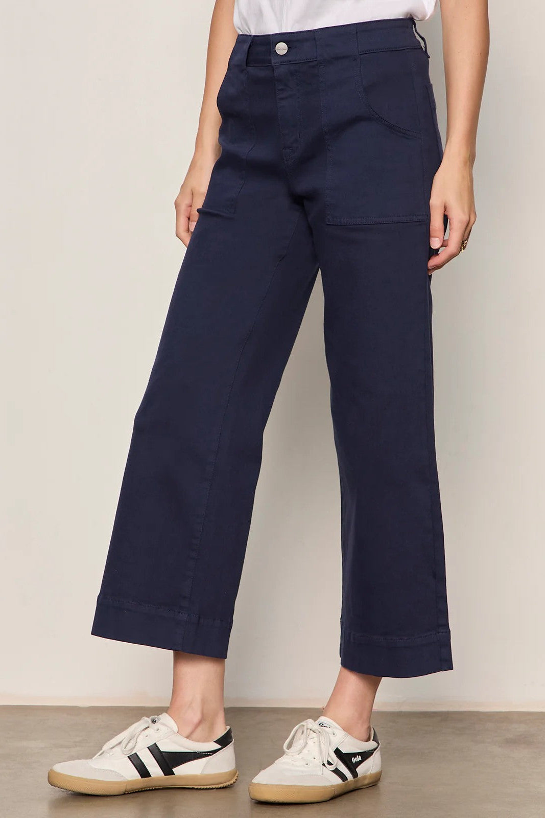 Navy Blue Insider Crop Pant