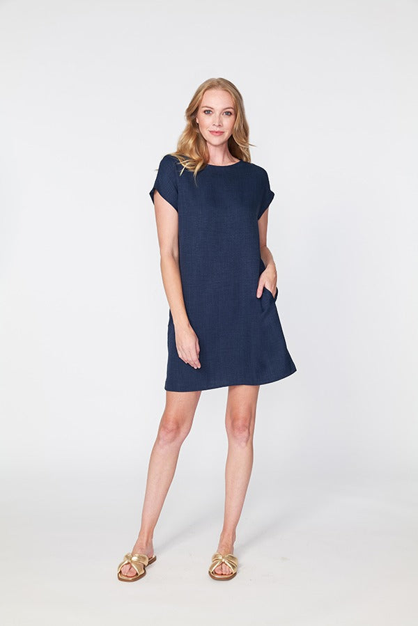 Navy Blue Tunic Dress