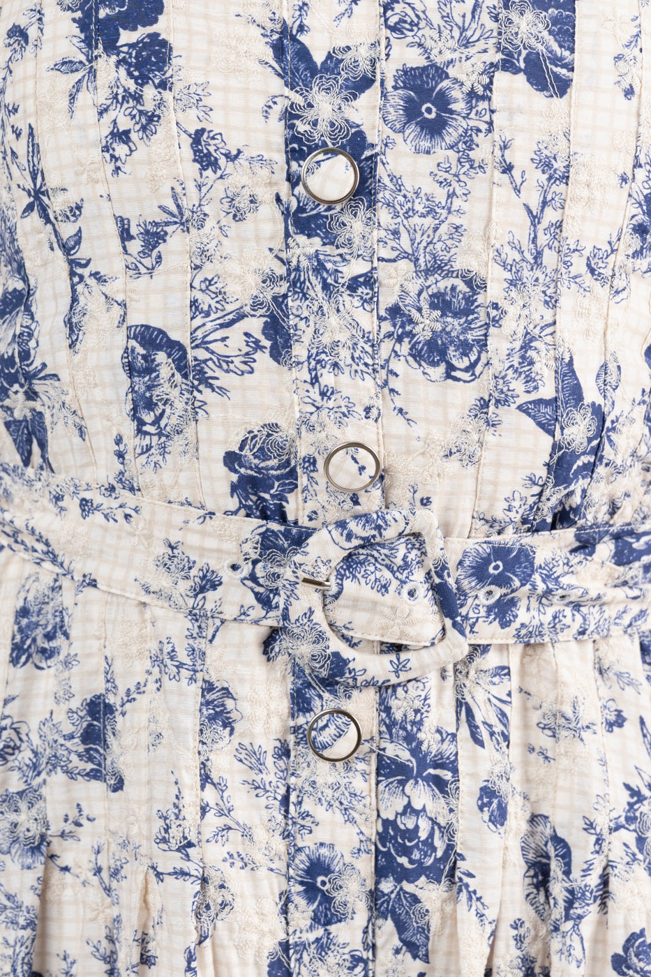 Navy Ivory Forest Print Dress