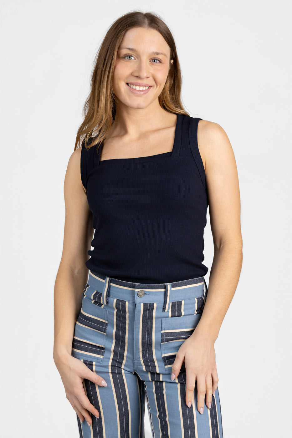 Navy Mindy Tank