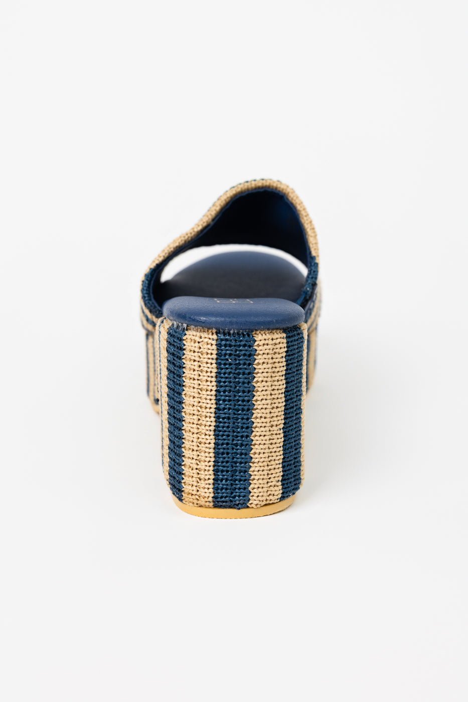 Navy Stripe Terry Sandal