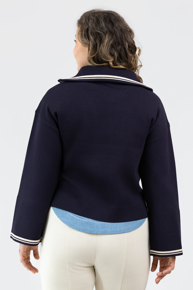 Navy Vanilla Maren Sweater