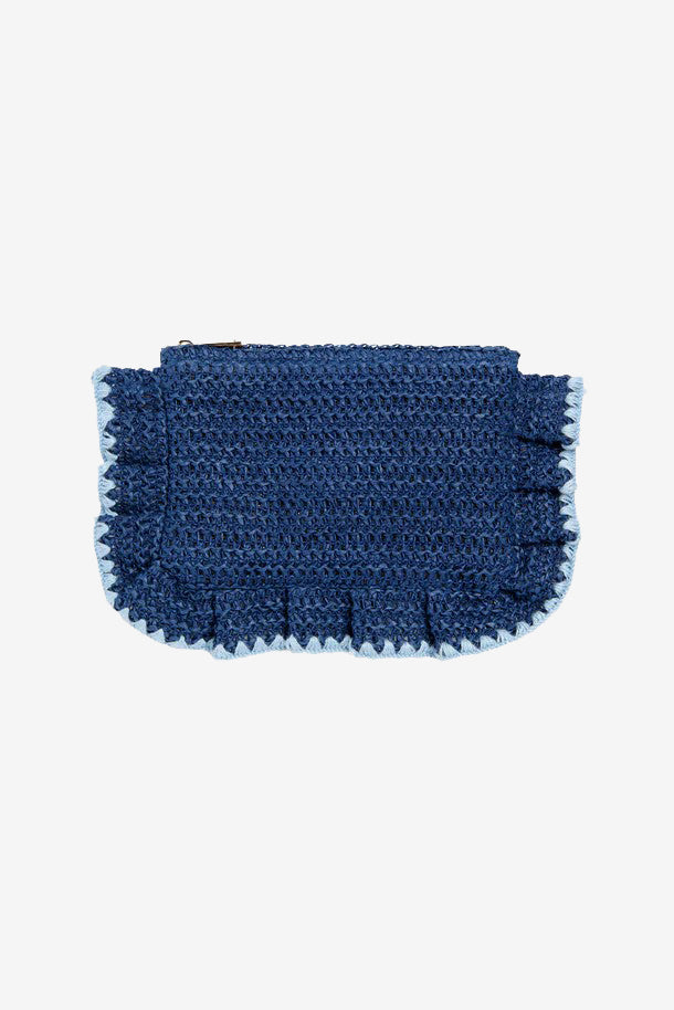 Navy Arabella Zip Pouch
