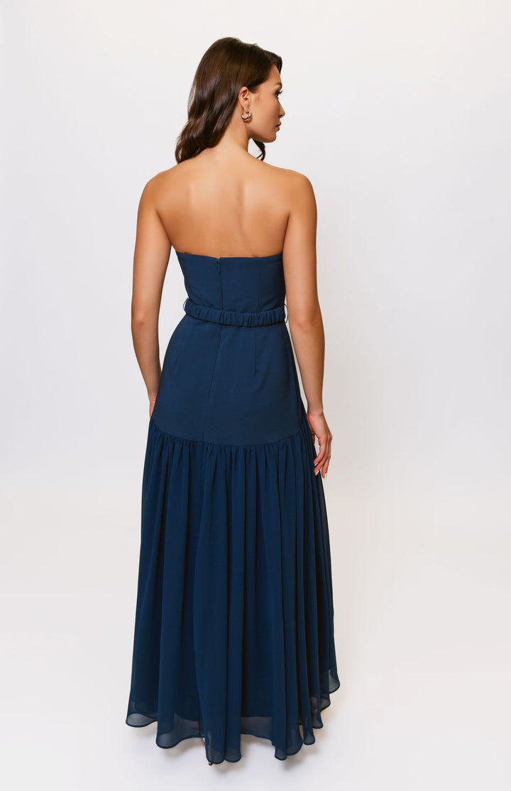 Navy Carmel Maxi Dress