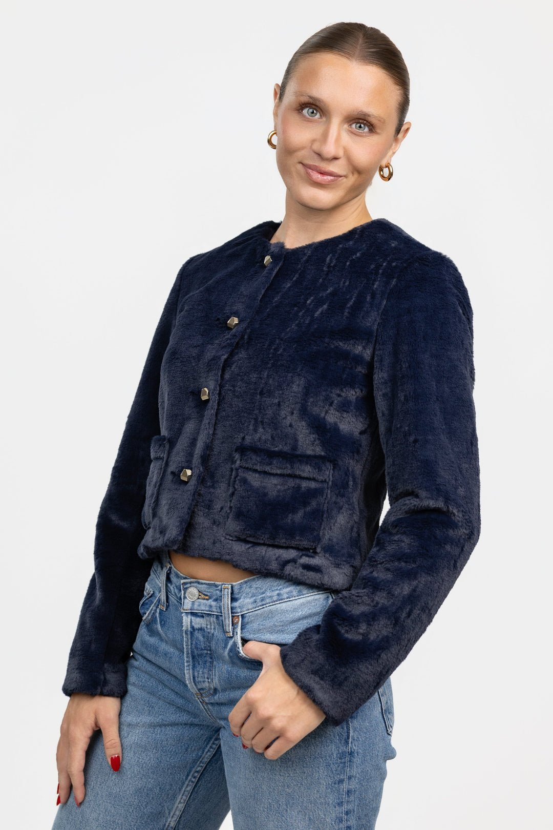 Navy Dennis Jacket