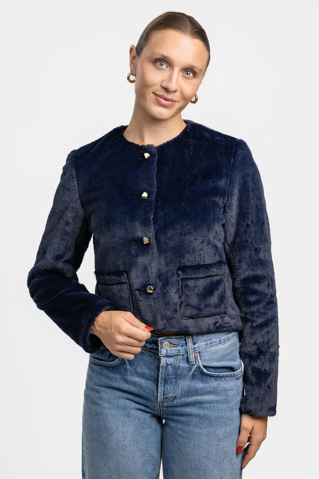 Navy Dennis Jacket