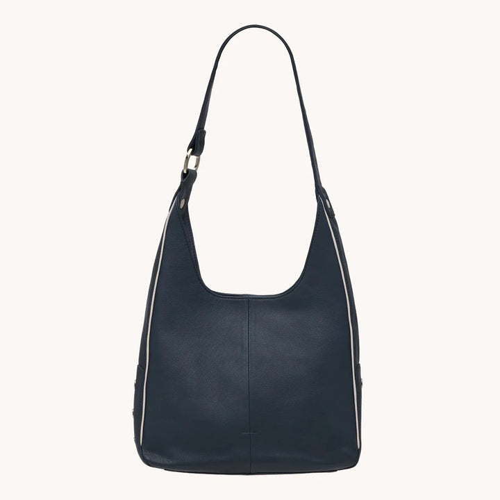 Navy Tim Medium Handbag