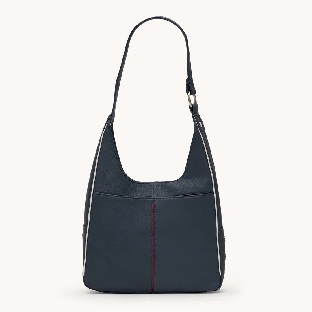 Navy Tim Medium Handbag