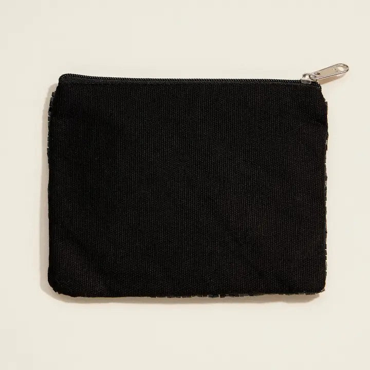 New Year's Eve Beaded Pouch