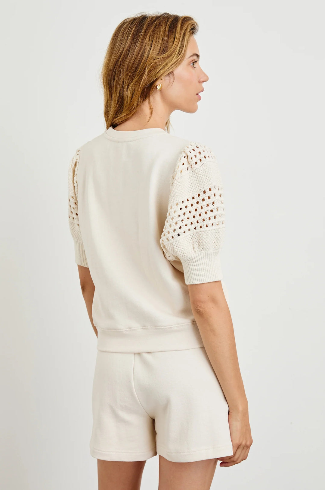 Oat Mixed Media Kimberly Sweatshirt