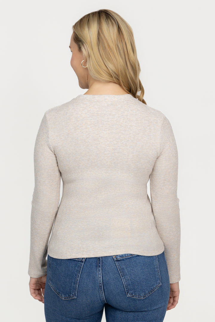 Oatmeal Jolie Tee