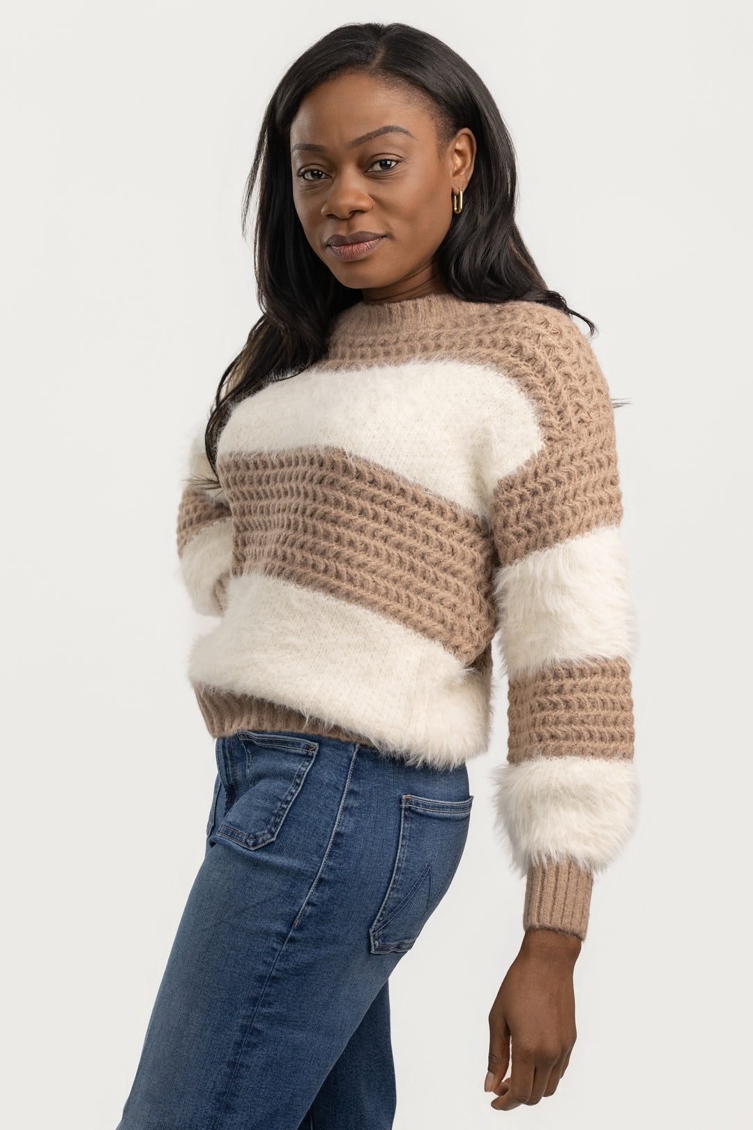 Off White Beige Sweater