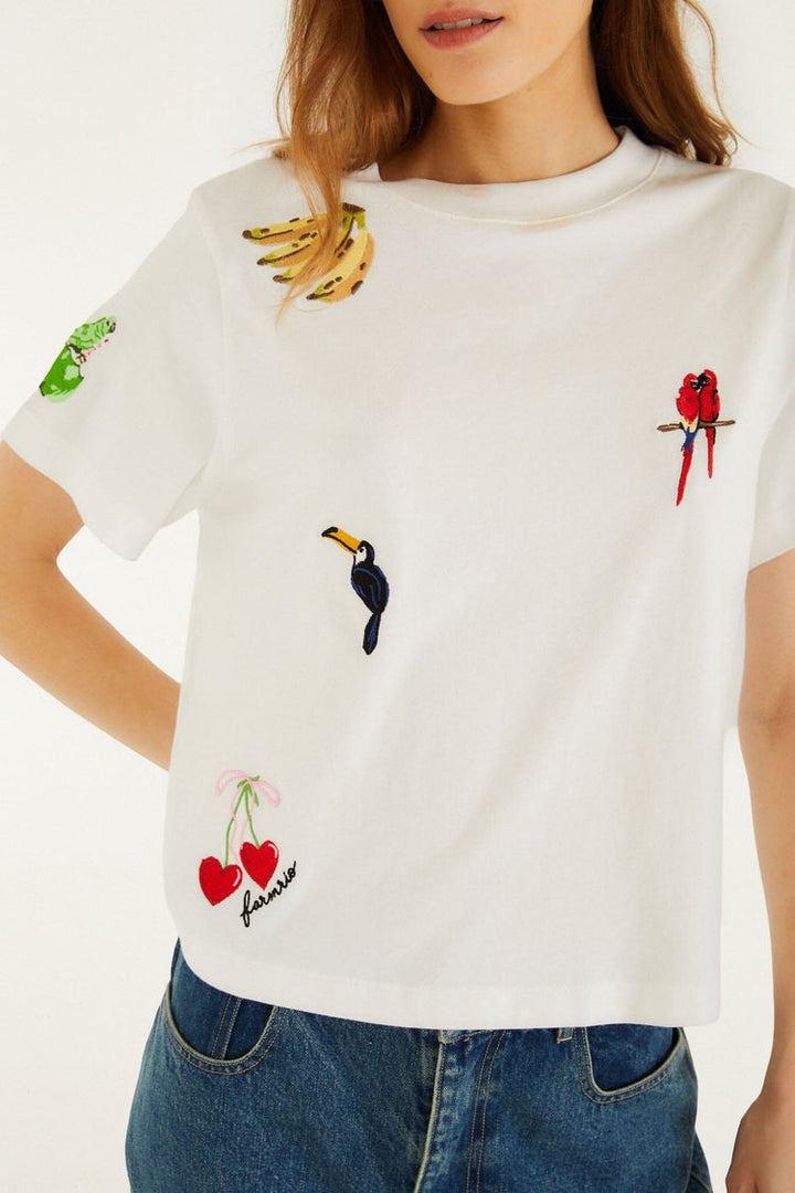 Off White Cool Day Relaxed Tee