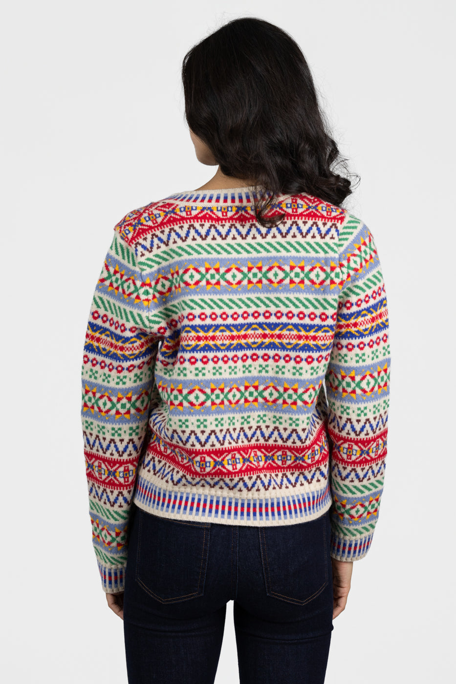 Off White Knitted Cardigan