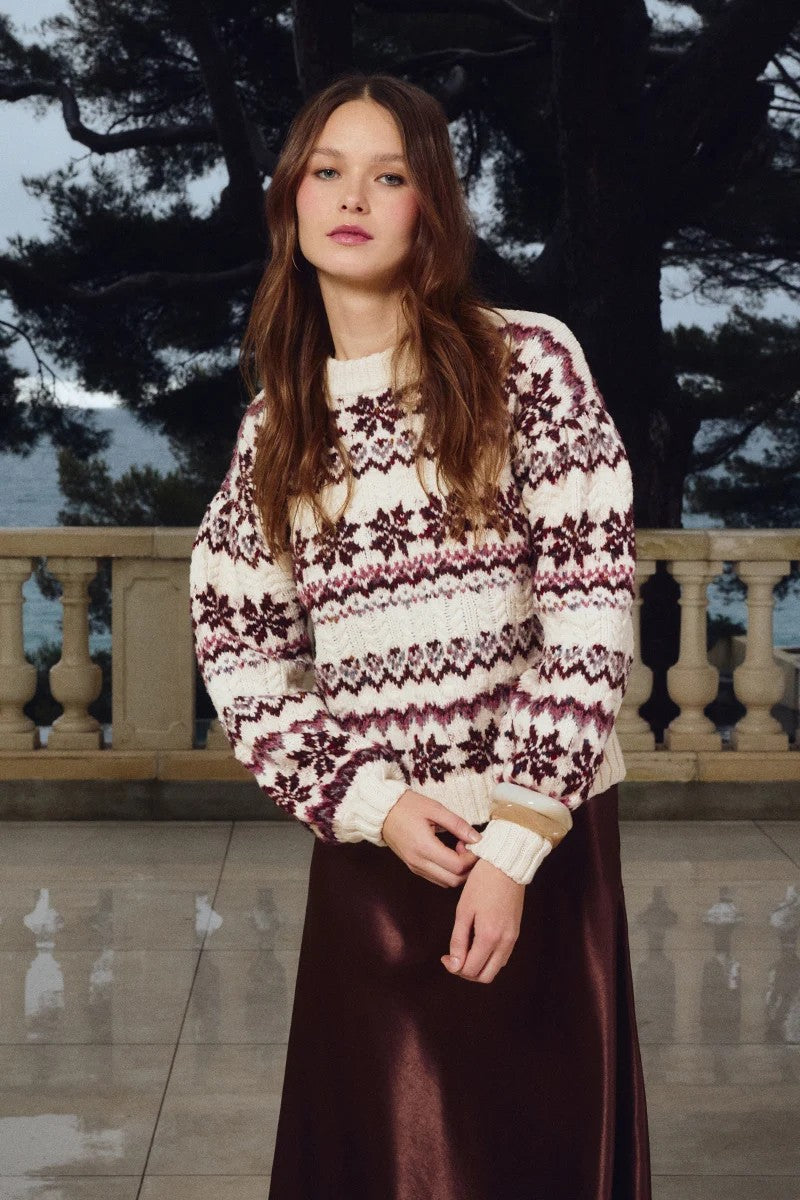 Off White Multi Knitted Sweater