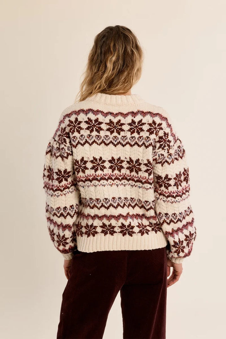 Off White Multi Knitted Sweater