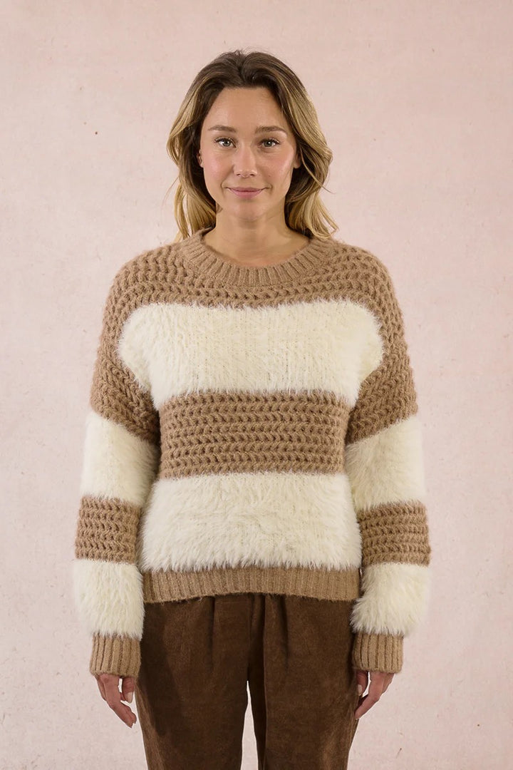 Off White Beige Sweater