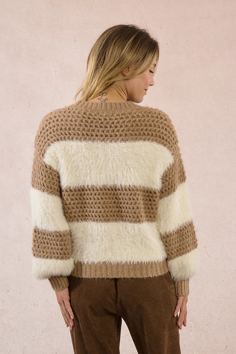 Off White Beige Sweater