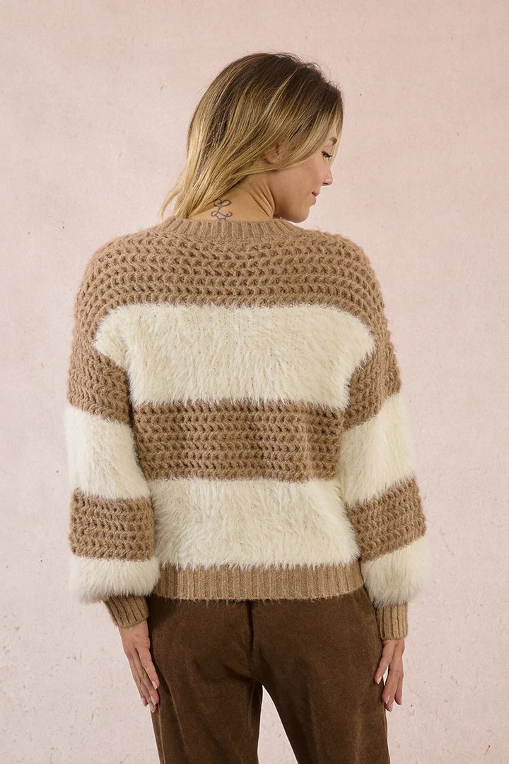 Off White Beige Sweater