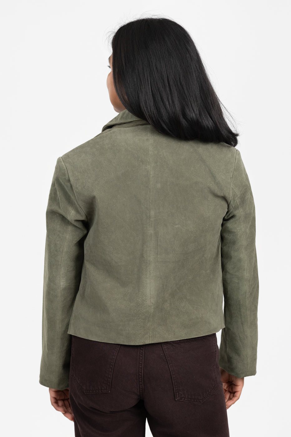 Olive Benly Suede Jacket