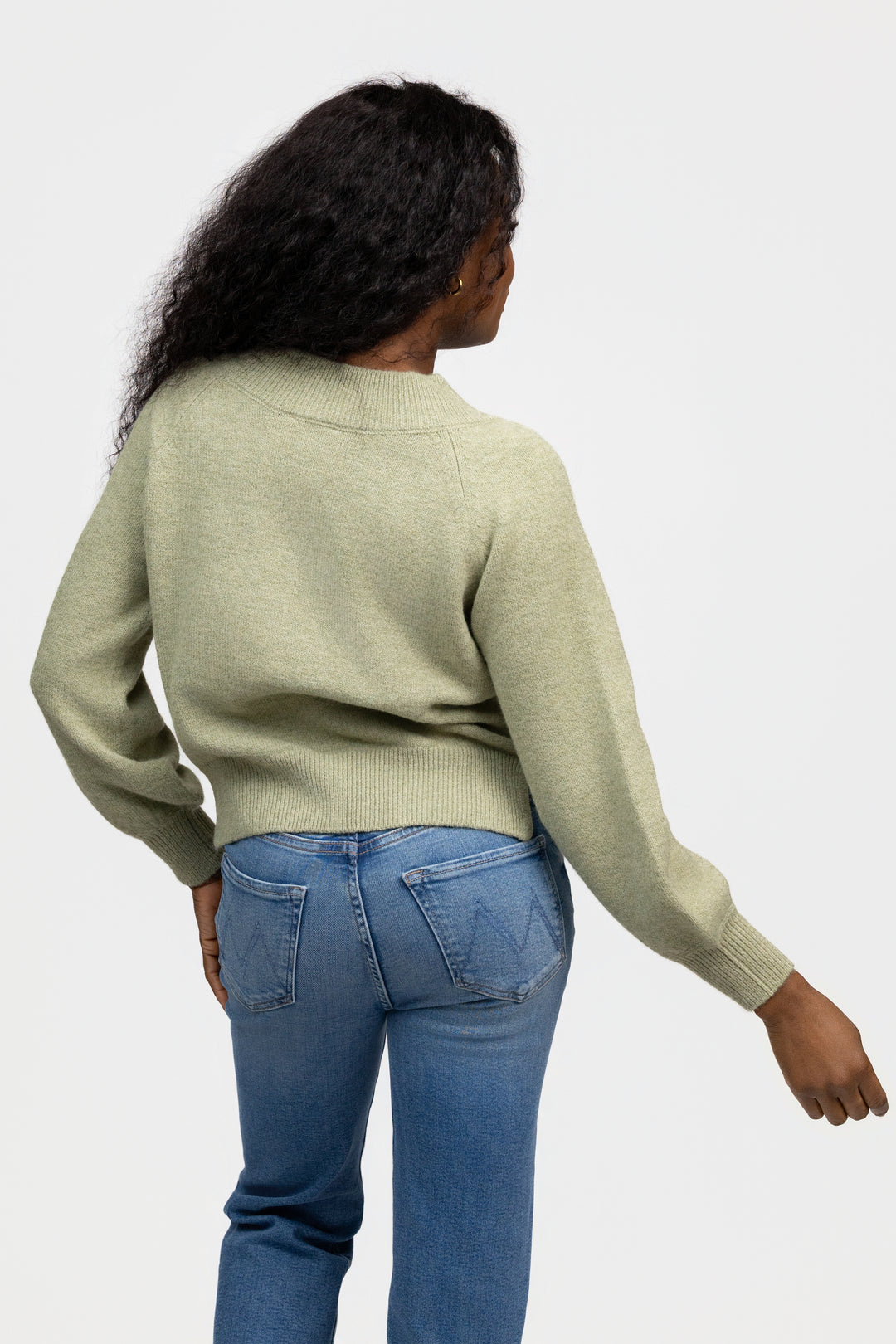 Olive Heather Sweater