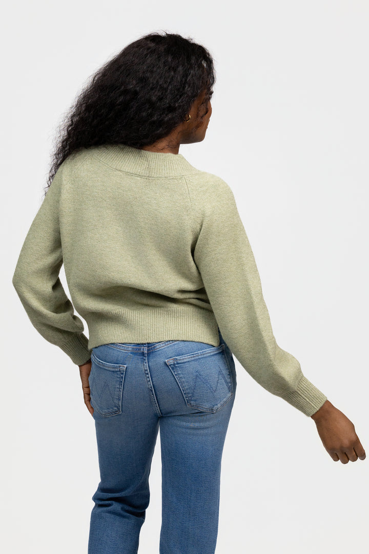 Olive Heather Sweater