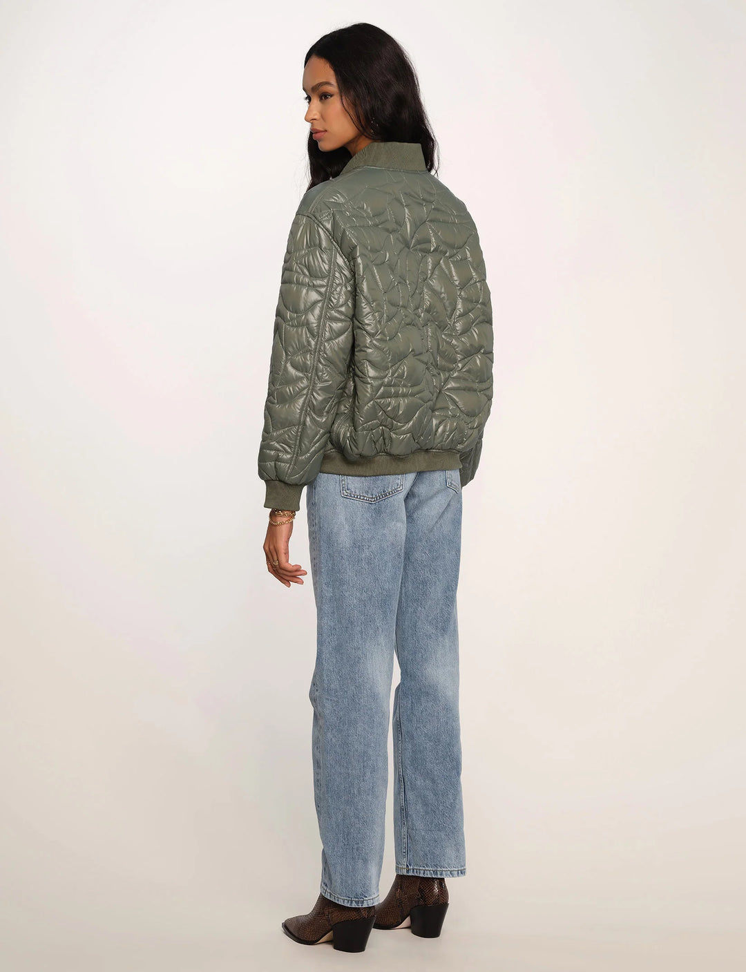 Olive Malia Bomber Jacket