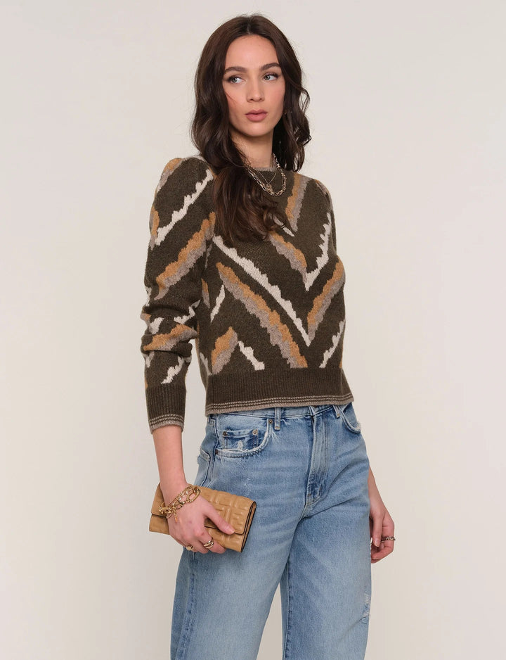 Olive Mélange Paloma Sweater
