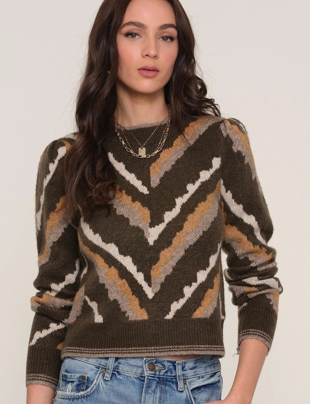 Olive Mélange Paloma Sweater
