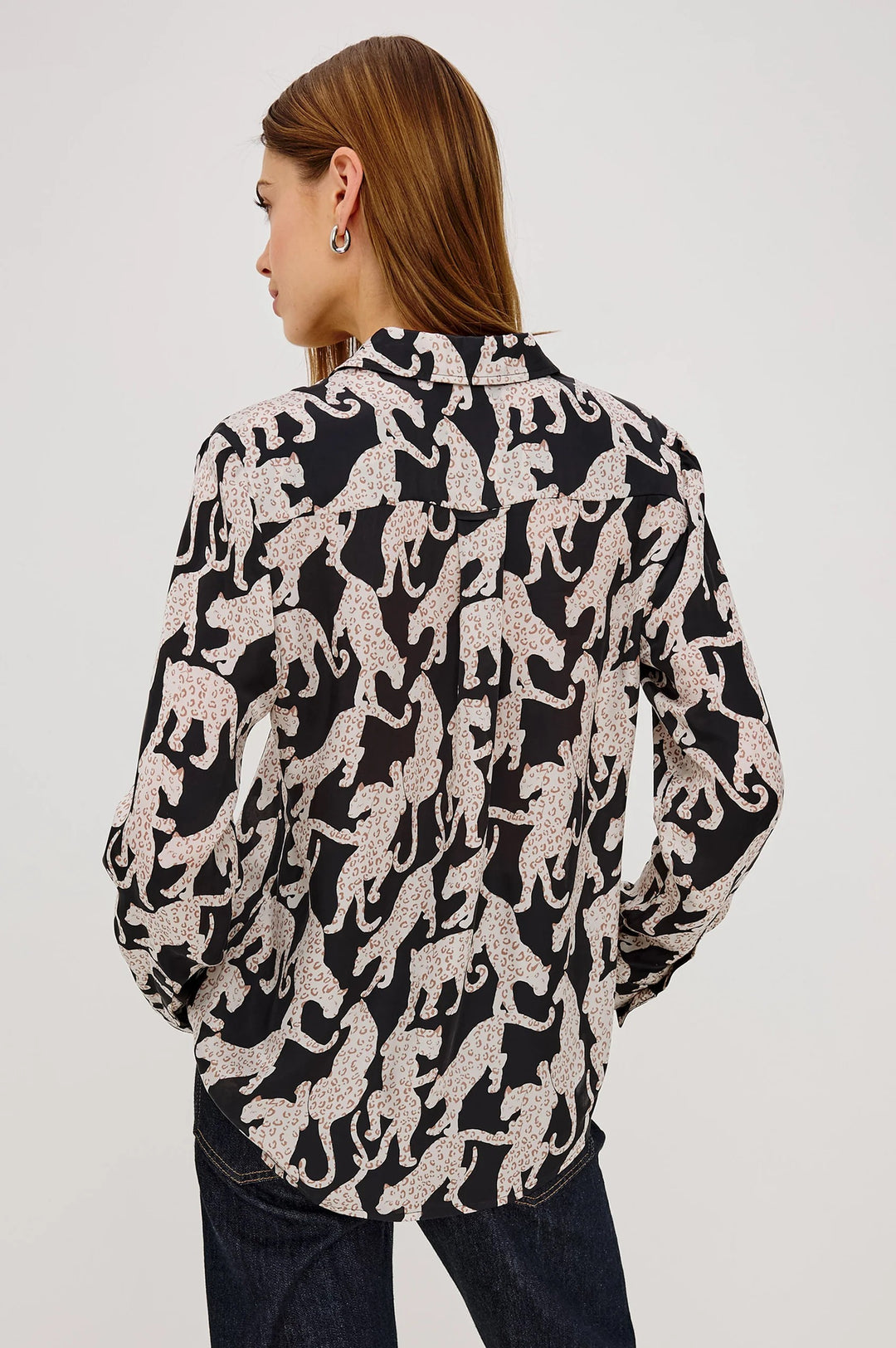 Onyx Jaguar Alyssa Blouse