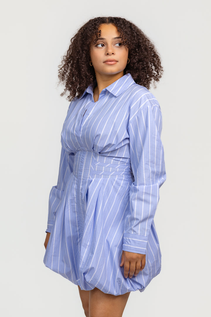 Oxford Blue Stripe Arielle Dress