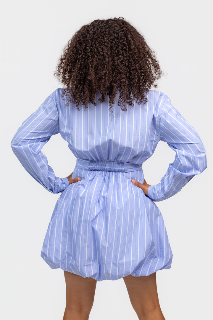 Oxford Blue Stripe Arielle Dress