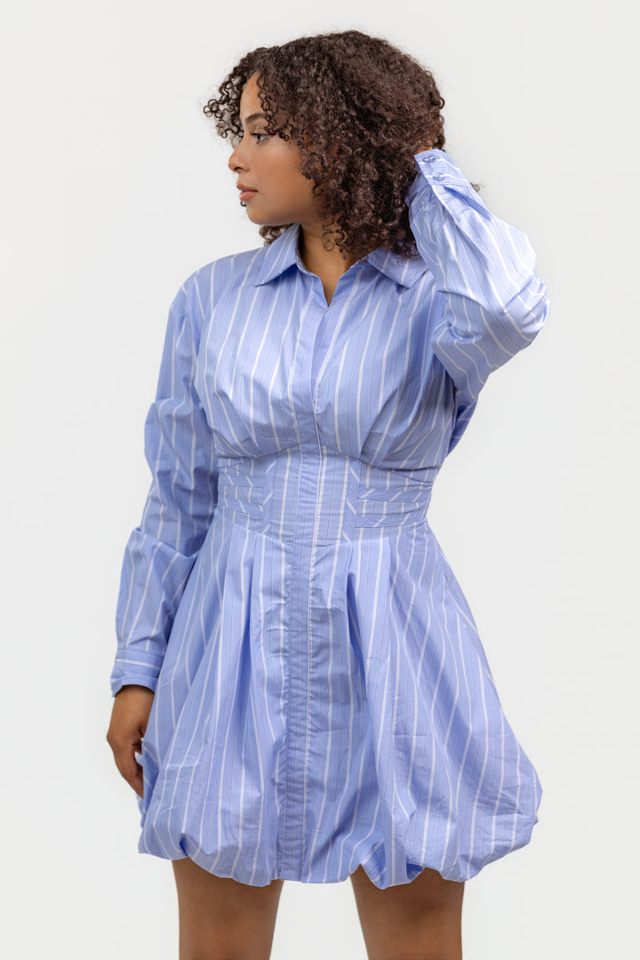 Oxford Blue Stripe Arielle Dress
