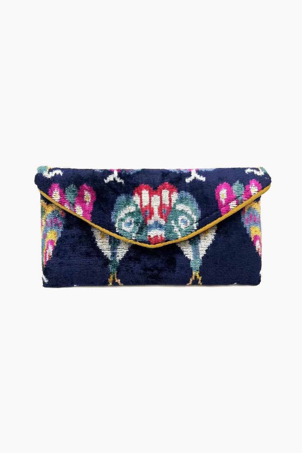 Oxford Blue Bug Lily Envelope Clutch