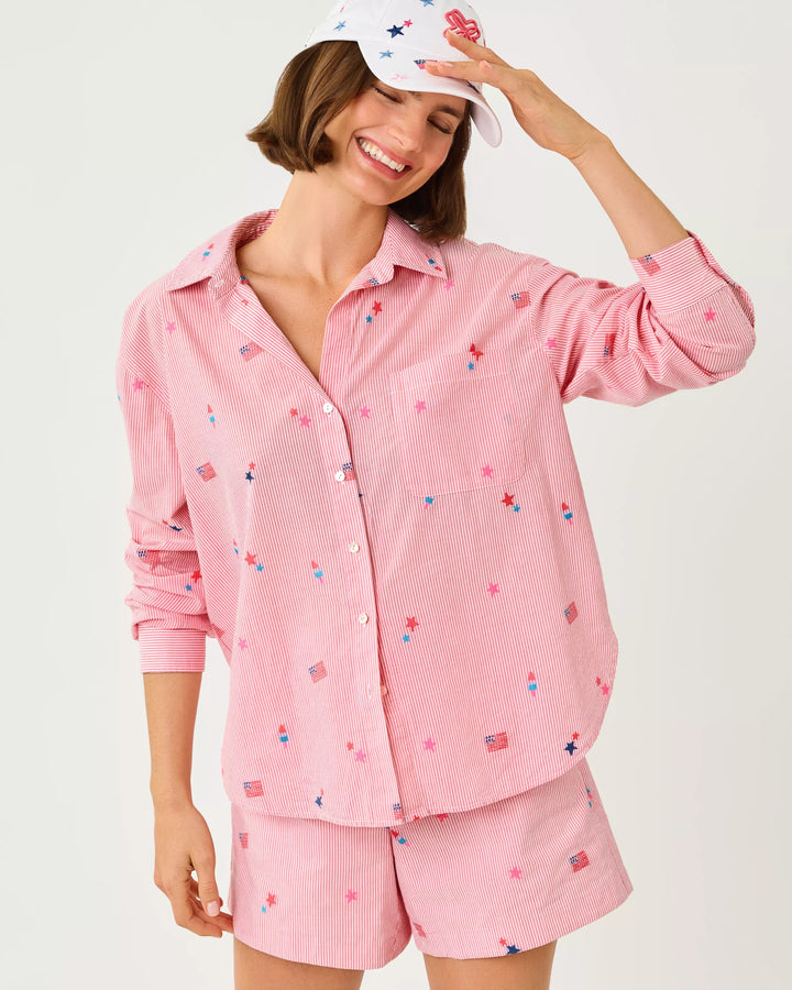 Paradise Punch Celebration Stripe Bondi Shirt
