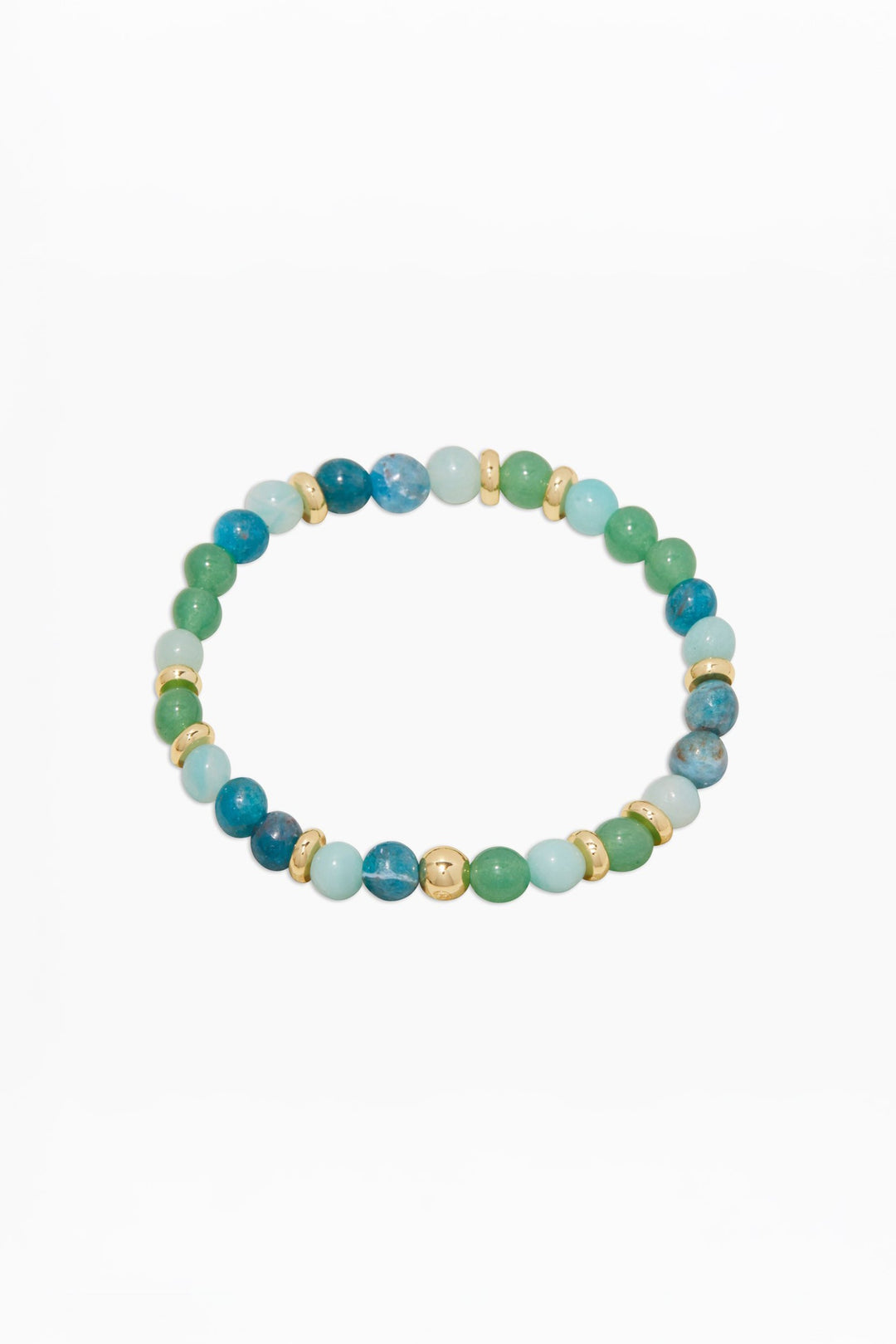 Passion Greens Power Gemstone Mantra Bracelet