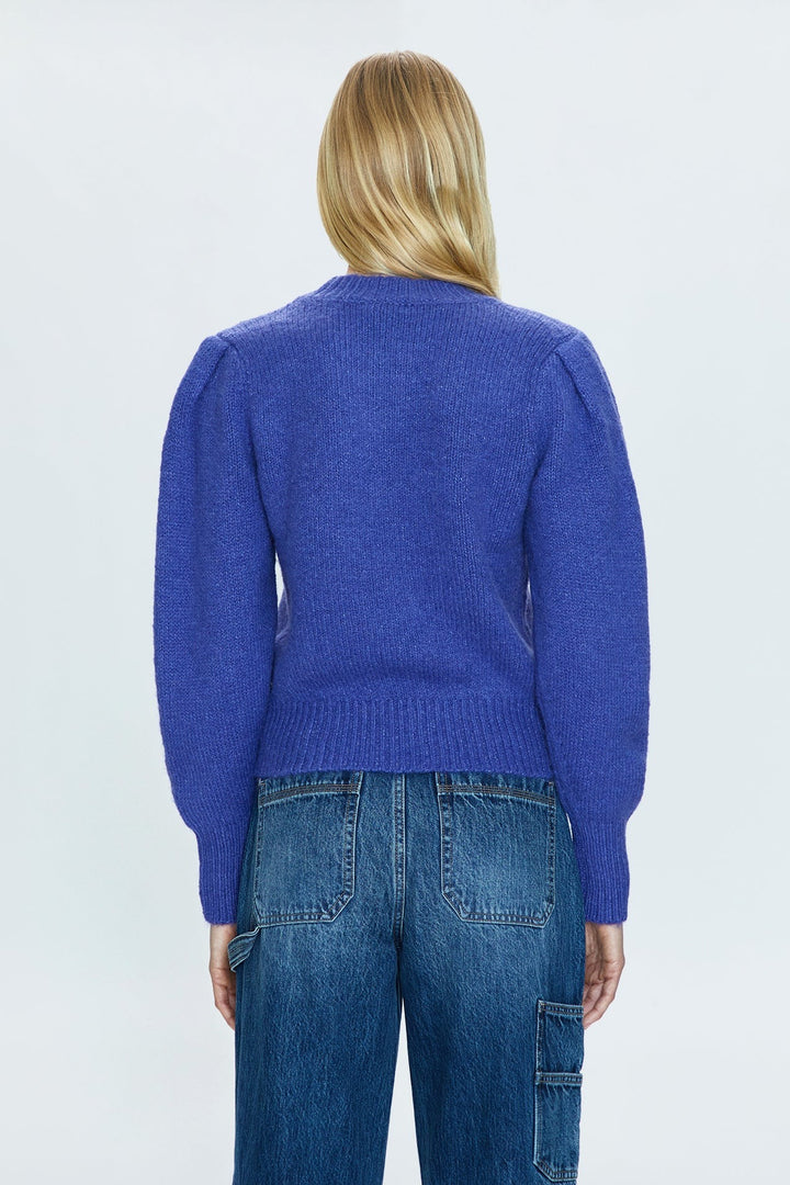 Periwinkle Colette Puff Sleeve Sweater