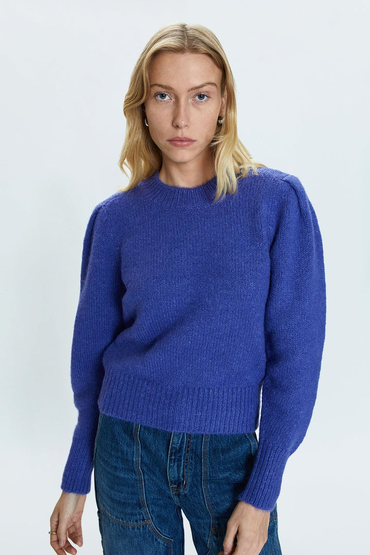 Periwinkle Colette Puff Sleeve Sweater