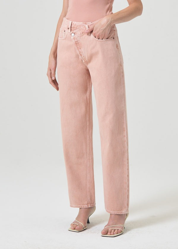 Pink Salt Upsized Criss Cross Jean