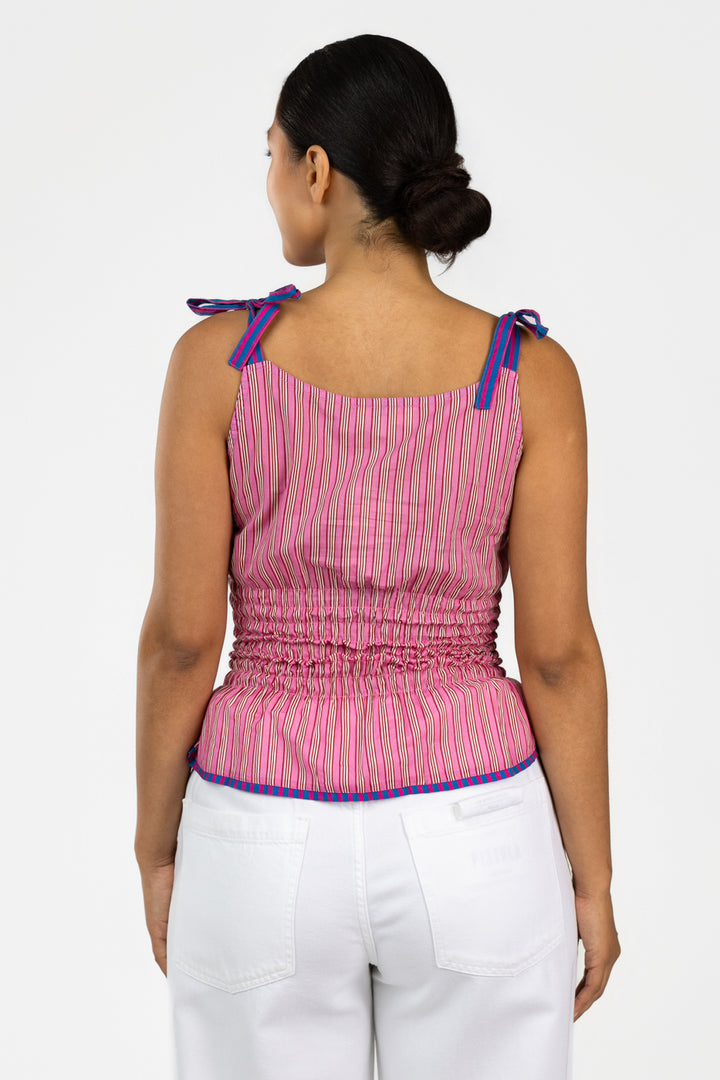 Pink Summer Stripe Ava Top