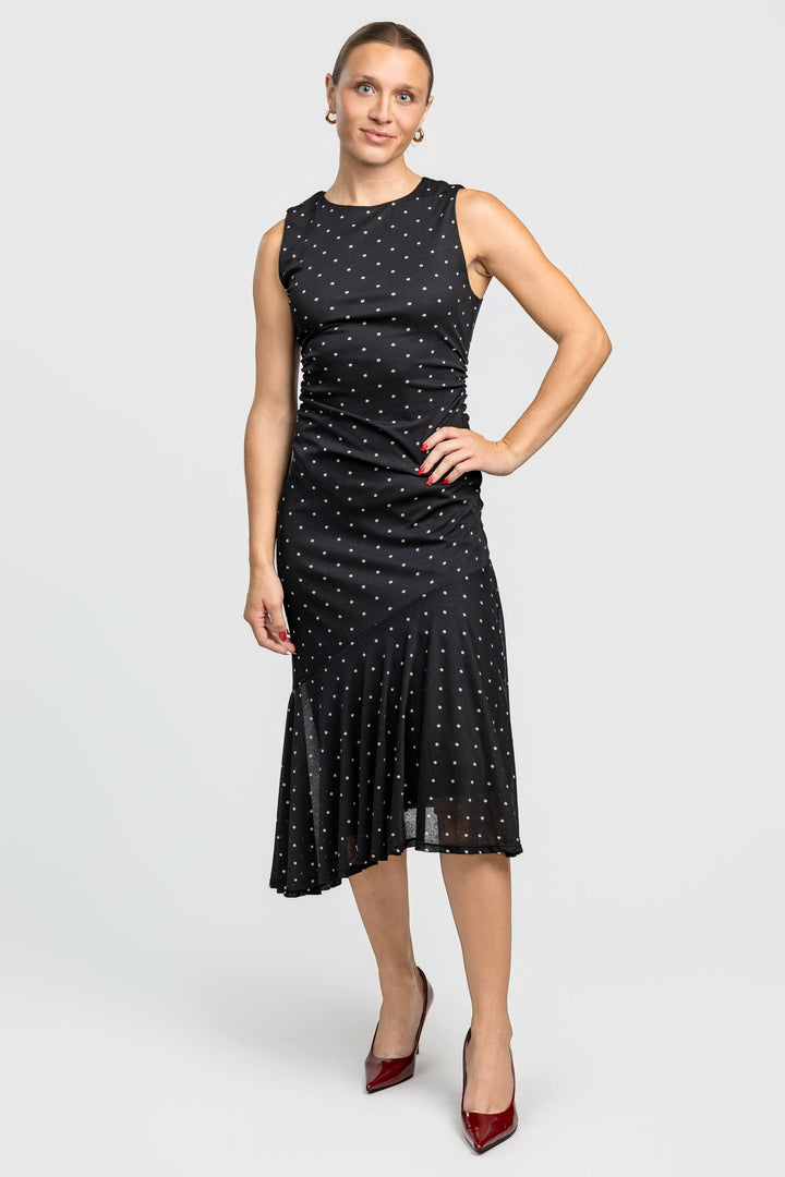 Polka Dots Daija Midi Dress