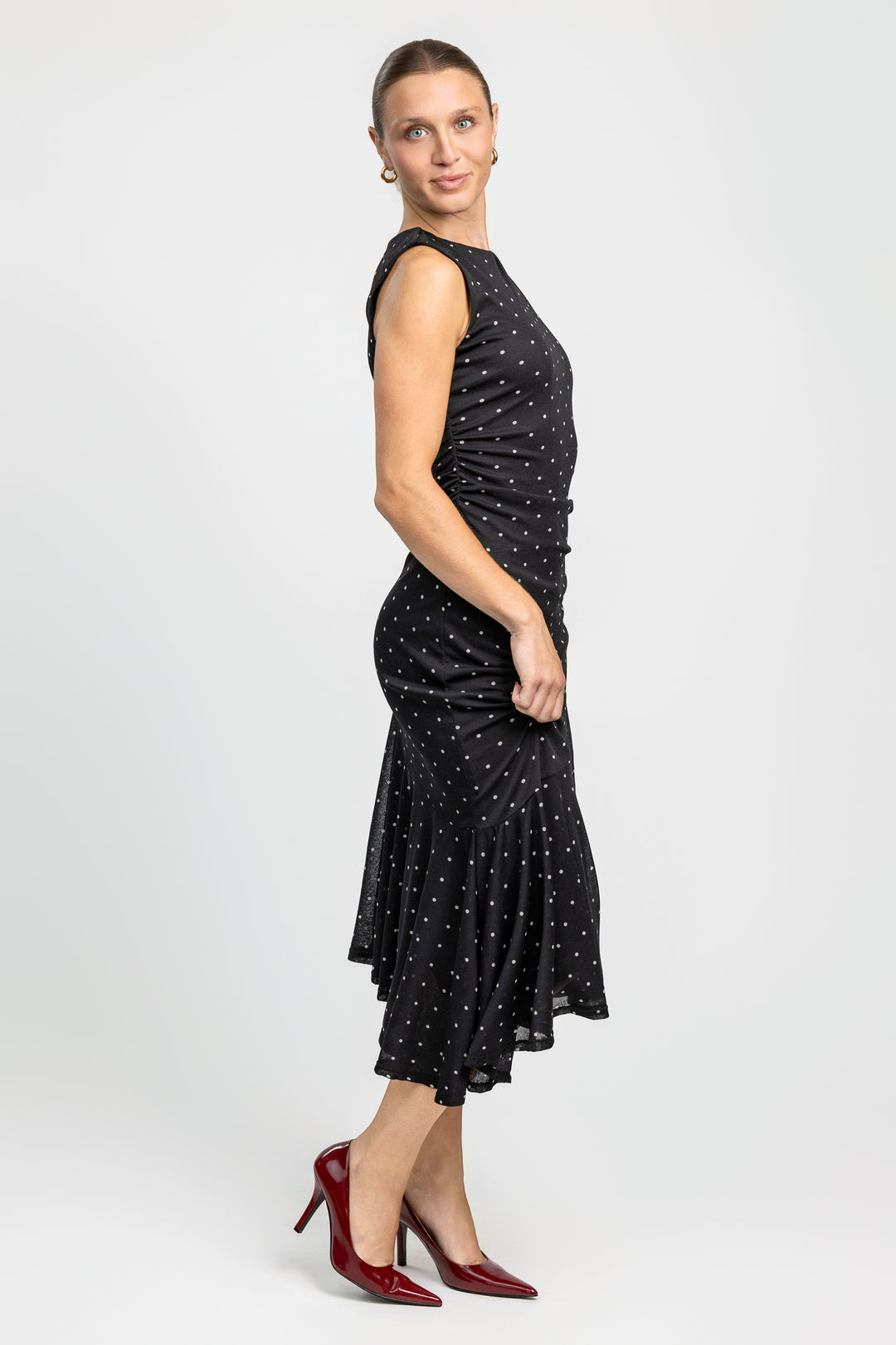 Polka Dots Daija Midi Dress