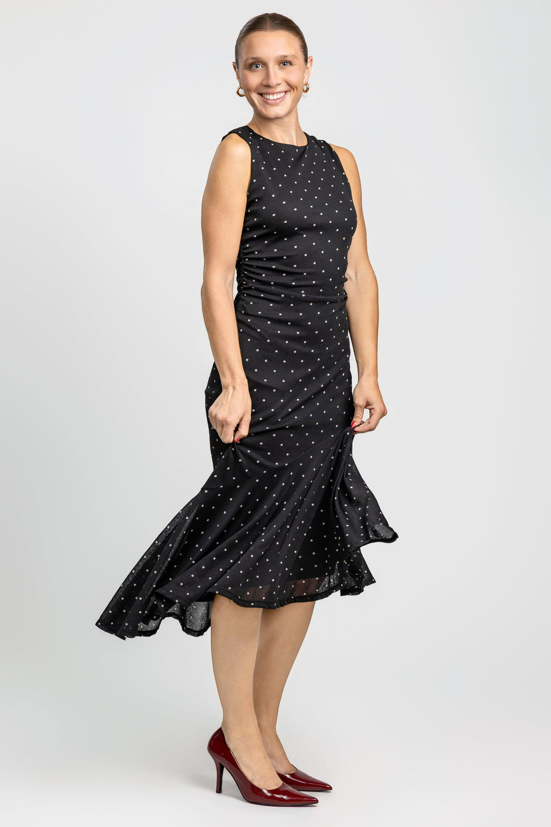 Polka Dots Daija Midi Dress