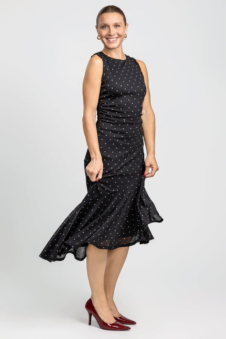 Polka Dots Daija Midi Dress